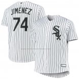 Camiseta Beisbol Hombre Chicago White Sox Eloy Jimenez Big & Tall Replica Blanco