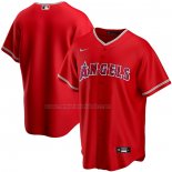Camiseta Beisbol Hombre Los Angeles Angels Alterno Replica Team Rojo