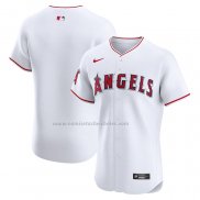 Camiseta Beisbol Hombre Los Angeles Angels Primera Elite Blanco