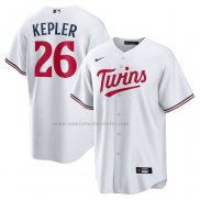 Camiseta Beisbol Hombre Minnesota Twins Max Kepler Replica Primera Blanco