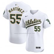 Camiseta Beisbol Hombre Oakland Athletics Adrian Martinez Primera Elite Blanco