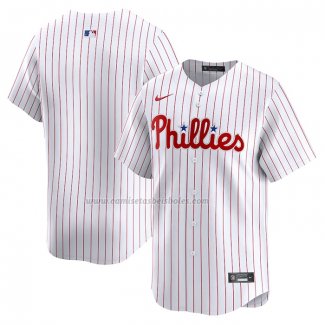 Camiseta Beisbol Hombre Philadelphia Phillies Primera Limited Blanco