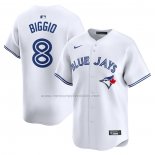 Camiseta Beisbol Hombre Toronto Blue Jays Cavan Biggio Primera Limited Blanco