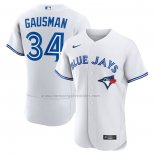 Camiseta Beisbol Hombre Toronto Blue Jays Kevin Gausman Alterno Autentico Blanco