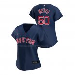 Camiseta Beisbol Mujer Boston Red Sox Mookie Betts Replica Alterno 2020 Azul