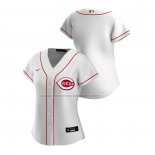 Camiseta Beisbol Mujer Cincinnati Reds Replica Primera 2020 Blanco