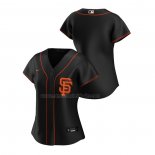 Camiseta Beisbol Mujer San Francisco Giants Replica Alterno 2020 Negro