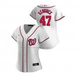 Camiseta Beisbol Mujer Washington Nationals Howie Kendrick Replica Primera 2020 Blanco