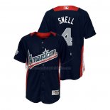 Camiseta Beisbol Nino All Star 2018 Blake Snell Primera Run Derby American League Azul