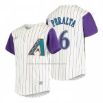 Camiseta Beisbol Nino Arizona Diamondbacks David Peralta Cooperstown Collection Alterno Crema Camiseta Beisbol Nino Arizona Diamondbacks David Peralta Cooperstown Collection Alterno Crema