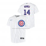 Camiseta Beisbol Nino Chicago Cubs Ernie Banks Replica Primera Blanco