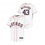Camiseta Beisbol Nino Houston Astros Lance Mccullers Replica Primera Blanco