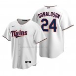 Camiseta Beisbol Nino Minnesota Twins Josh Donaldson Replica Primera Blanco