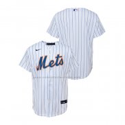 Camiseta Beisbol Nino New York Mets Replica Primera Blanco