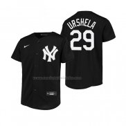 Camiseta Beisbol Nino New York Yankees Gio Urshela Replica Negro