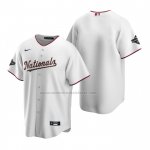 Camiseta Beisbol Nino Washington Nationals 2020 Gold Program Replica Blanco