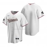 Camiseta Beisbol Nino Washington Nationals 2020 Gold Program Replica Blanco
