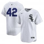 Camiseta Beisbol Hombre Chicago White Sox 2024 Jackie Robinson Day Primera Limited Blanco