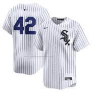 Camiseta Beisbol Hombre Chicago White Sox 2024 Jackie Robinson Day Primera Limited Blanco