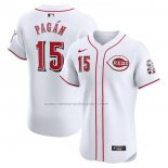 Camiseta Beisbol Hombre Cincinnati Reds Emilio Pagan Primera Elite Blanco