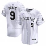 Camiseta Beisbol Hombre Colorado Rockies Brenton Doyle Primera Limited Blanco Camiseta Beisbol Hombre Colorado Rockies Brenton Doyle Primera Limited Blanco