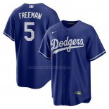 Camiseta Beisbol Hombre Los Angeles Dodgers Freddie Freeman Alterno Replica Azul