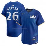 Camiseta Beisbol Hombre Minnesota Twins Max Kepler 2024 City Connect Limited Azul
