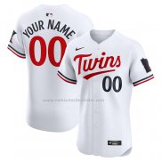 Camiseta Beisbol Hombre Minnesota Twins Primera Elite Personalizada Blanco
