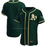 Camiseta Beisbol Hombre Oakland Athletics Alterno Autentico Verde