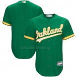 Camiseta Beisbol Hombre Oakland Athletics Big & Tall Replica Verde