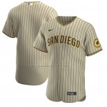 Camiseta Beisbol Hombre San Diego Padres Alterno Autentico Marron