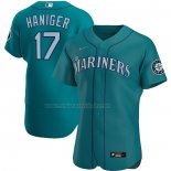 Camiseta Beisbol Hombre Seattle Mariners Mitch Haniger Alternate Autentico Verde