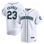 Camiseta Beisbol Hombre Seattle Mariners Ty France Primera Limited Blanco