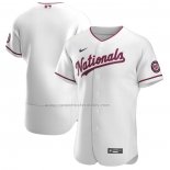 Camiseta Beisbol Hombre Washington Nationals Alterno Autentico Blanco