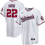 Camiseta Beisbol Hombre Washington Nationals Juan Soto Alterno Replica Blanco