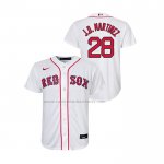 Camiseta Beisbol Nino Boston Red Sox J.d. Martinez Replica Primera Blanco
