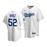 Camiseta Beisbol Nino Los Angeles Dodgers Pedro Baez Primera Replica 2020 Blanco