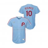 Camiseta Beisbol Nino Philadelphia Phillies J.t. Realmuto Cooperstown Collection Road Azul