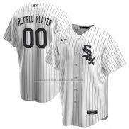 Camiseta Beisbol Hombre Chicago White Sox Pick-A-Player Retired Roster Primera Replica Blanco