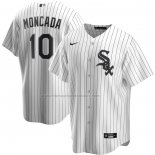 Camiseta Beisbol Hombre Chicago White Sox Yoan Moncada Primera Replica Blanco