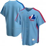 Camiseta Beisbol Hombre Montreal Expos Road Cooperstown Collection Azul