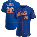 Camiseta Beisbol Hombre New York Mets Pete Alonso Alterno Autentico Azul
