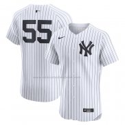 Camiseta Beisbol Hombre New York Yankees Carlos Rodon Primera Elite Blanco