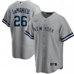 Camiseta Beisbol Hombre New York Yankees DJ LeMahieu Road Replica Gris Camiseta Beisbol Hombre New York Yankees DJ LeMahieu Road Replica Gris