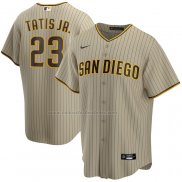 Camiseta Beisbol Hombre San Diego Padres Fernando Tatis Jr. Alterno Replica Marron