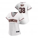 Camiseta Beisbol Mujer Arizona Diamondbacks Robbie Ray Replica Primera 2020 Blanco