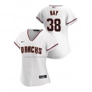 Camiseta Beisbol Mujer Arizona Diamondbacks Robbie Ray Replica Primera 2020 Blanco