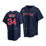 Camiseta Beisbol Nino Boston Red Sox David Ortiz Replica Alterno 2020 Azul